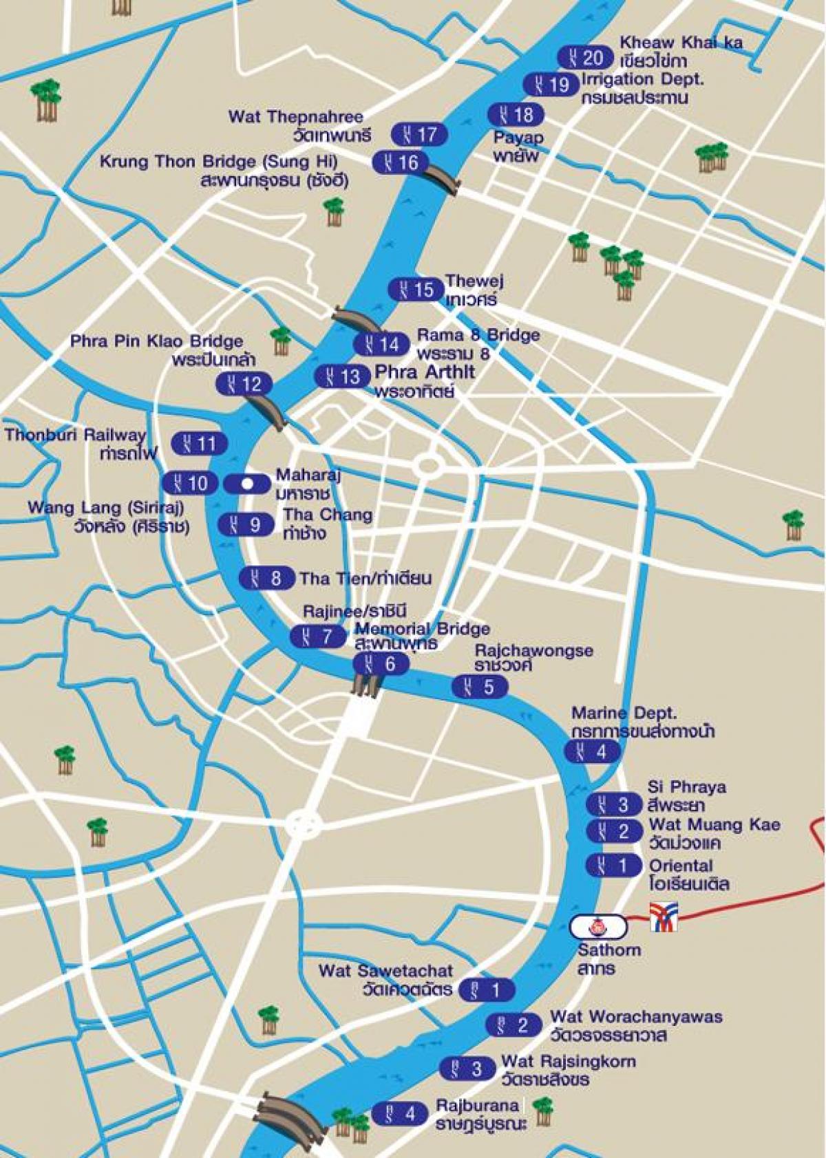 bangkok kanal peta