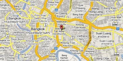 Peta dari area sukhumvit bangkok