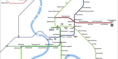 Bangkok rail link peta