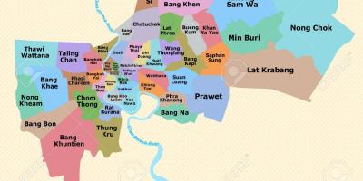 Peta dari bangkok kabupaten