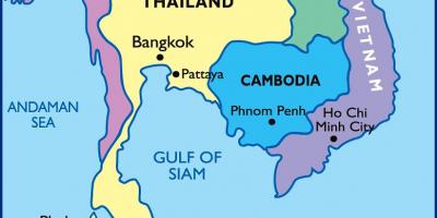 Bangkok thailand peta